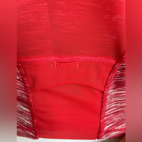Lululemon Vintage Women's Racerback Red Space Dyed Mesh Back Tank Top, Small - Picture 13 of 16